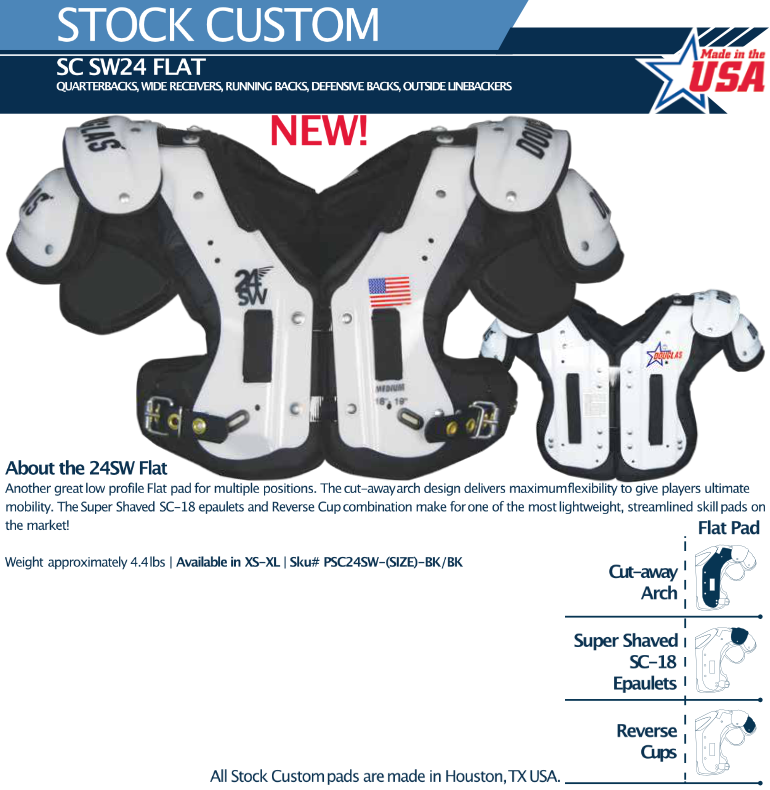 Stock Custom 24SW Flat Pad